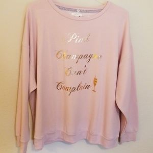 Sweatshirt blush color